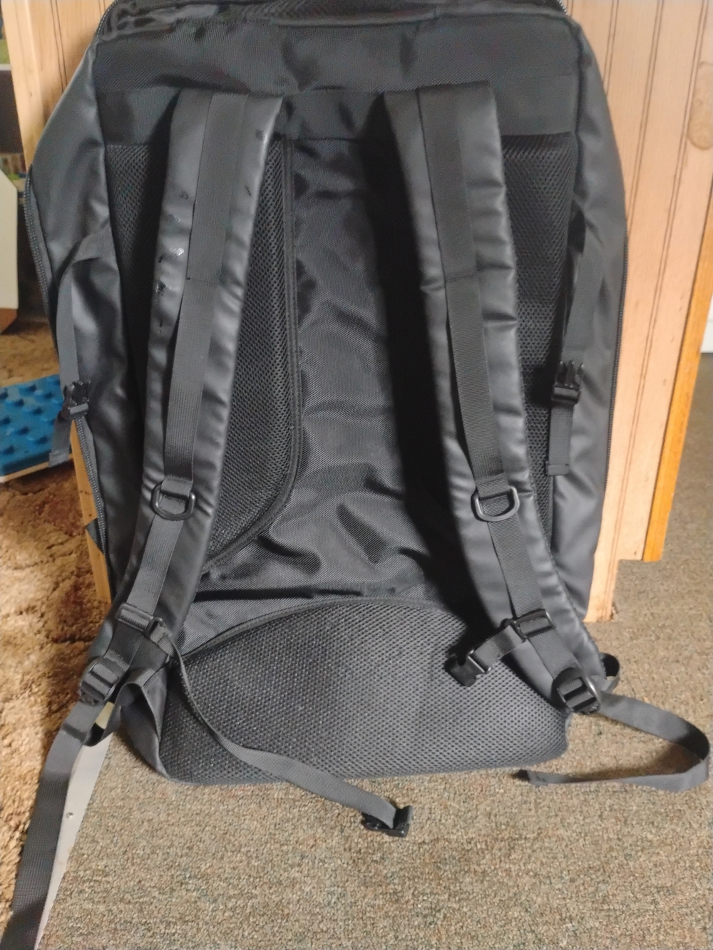 Men's Black Rapsoda Golf Performance Backpack - Picture 7 of 8